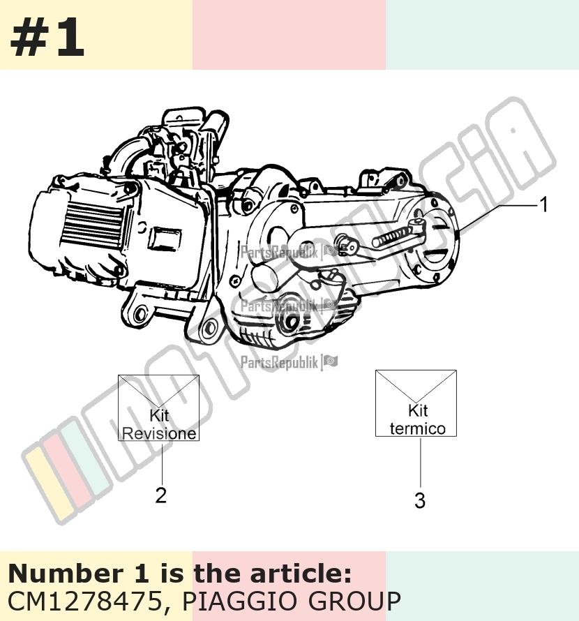 Motor 50 4s / 2v e2 vespa