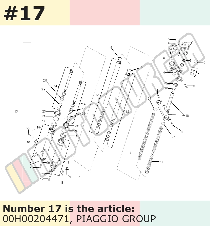 Sigillo fork 35x48x11 mm