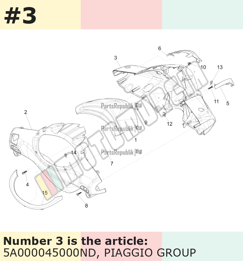 Handlebar Fairing, front, black, Suffix: ND_black graphite 79/A, (USA)