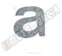 Dekor, Motiv: a, für Iridium Gray-Lackierung, rechts