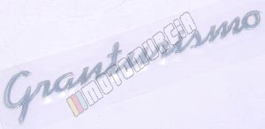 Schriftzug, Motiv: Granturismo, silber