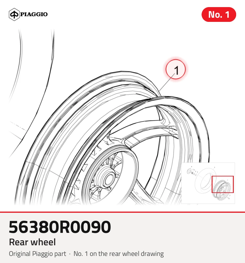 Roda traseira