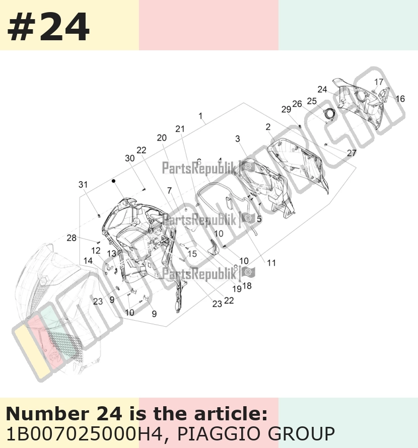 Abdeckung, grau, Suffix: H4_grau matt 760/B