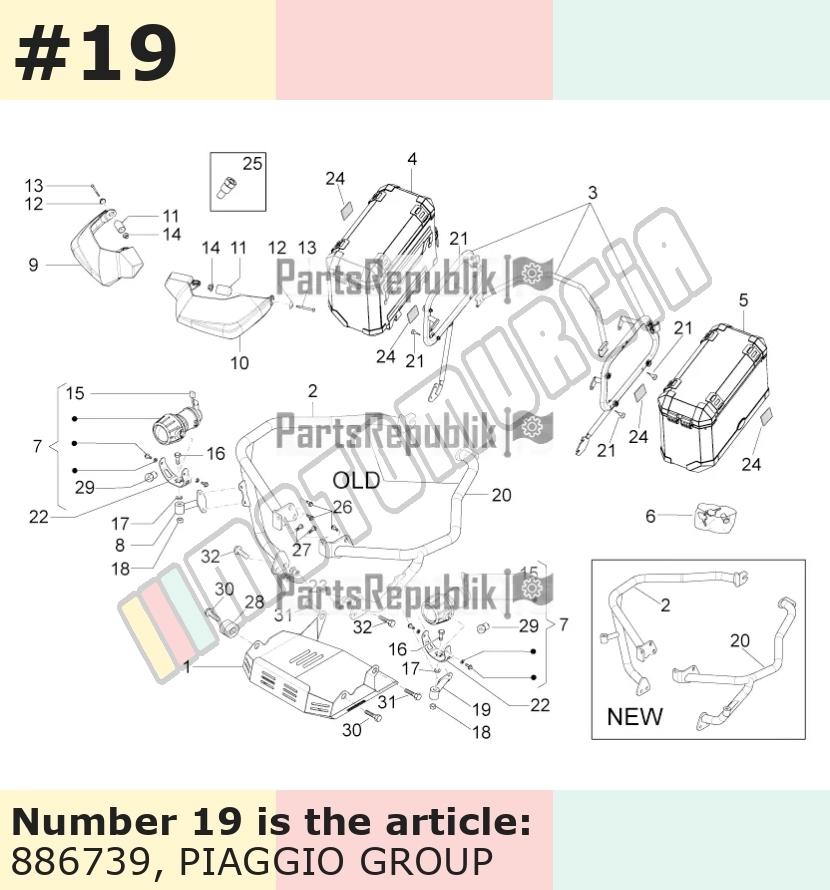 Bracket for headlight, left