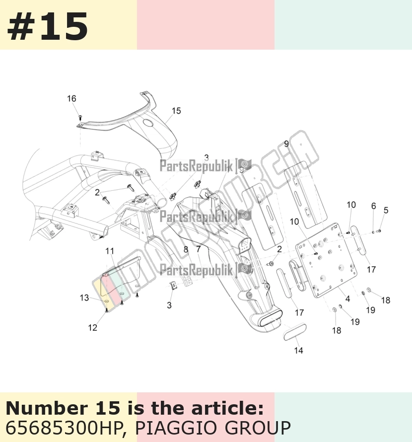 Abdeckung, grau, Suffix: HP_grau 705/C