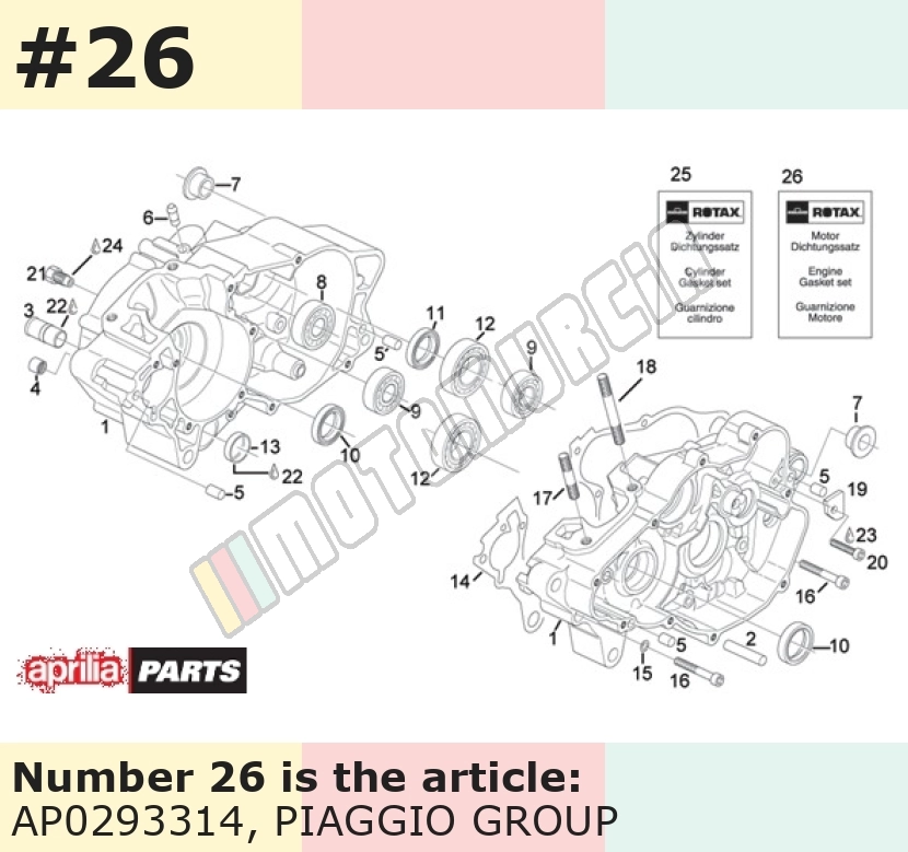 Motor Dichtungssatz