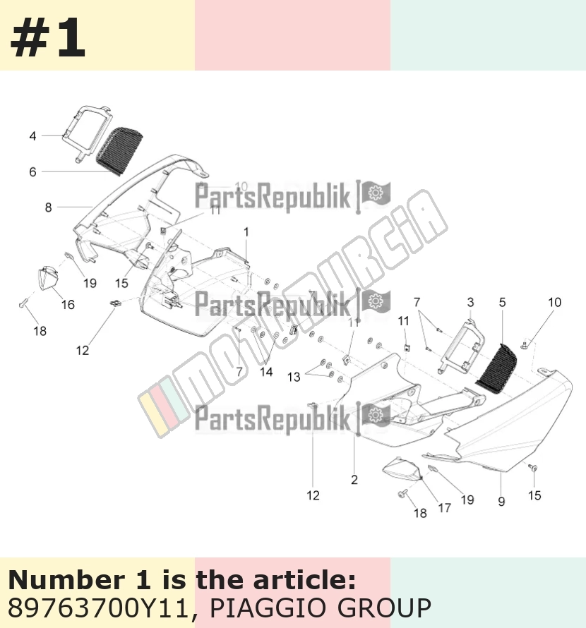 Verkleidung, rechts, grau, Suffix: Y11_technogrey