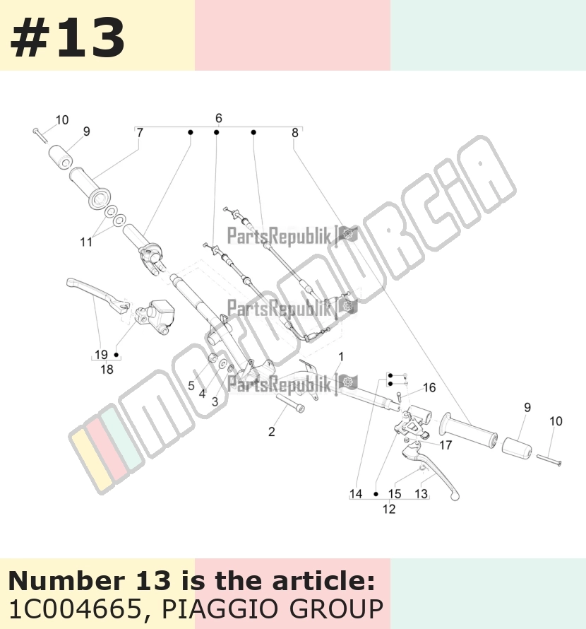 Bremshebel links