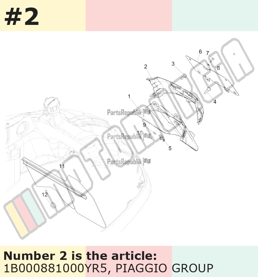 Abdeckung, rot, Suffix: YR5_red must / vignola / 880/A
