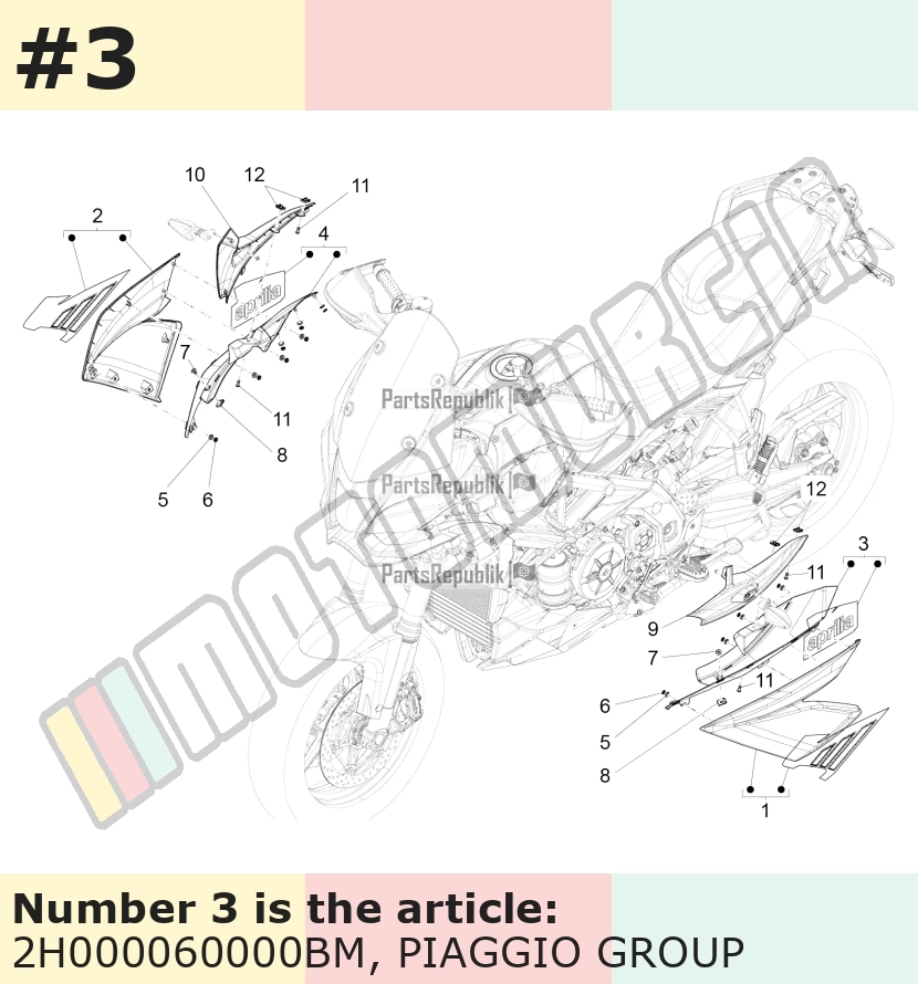 Capa, com decalques restantes, branco, sufixo: BM_BIONCE DIAMOND 525