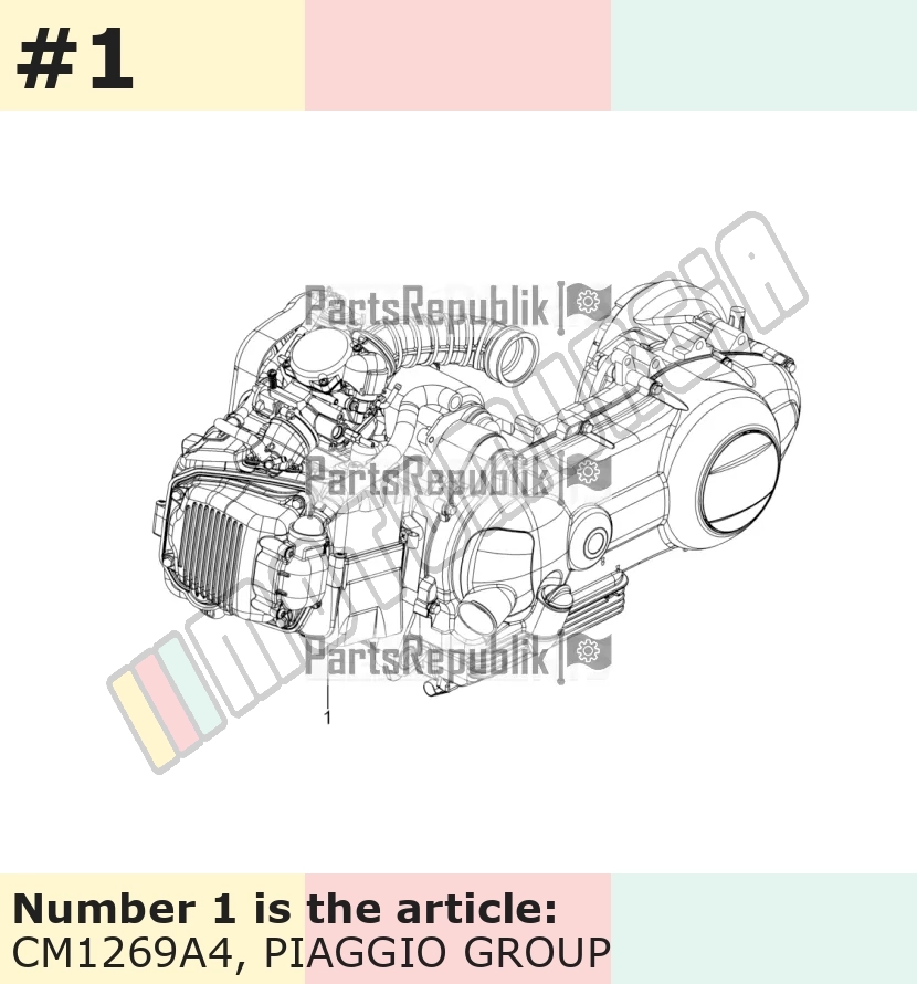 125 motor completo 4t / 2v e3