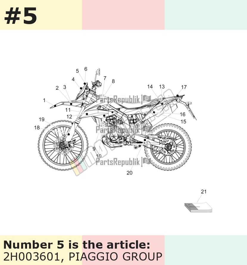 Dekor, Motiv: SX 125, rechts