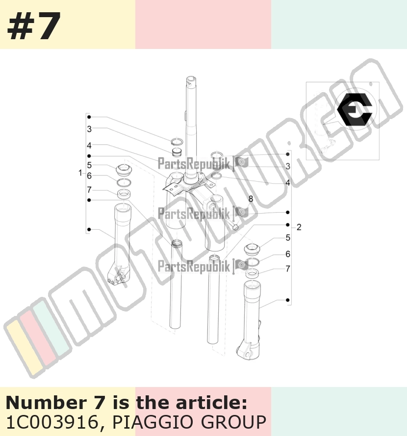 Sigillo fork 30x42x8 mm