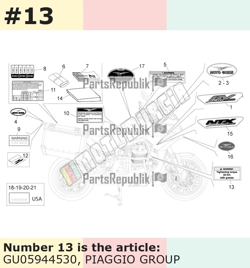 Sticker, motive: warning notes