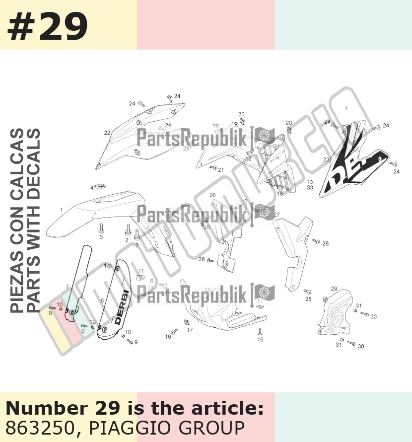 Cache/entourage/habillage