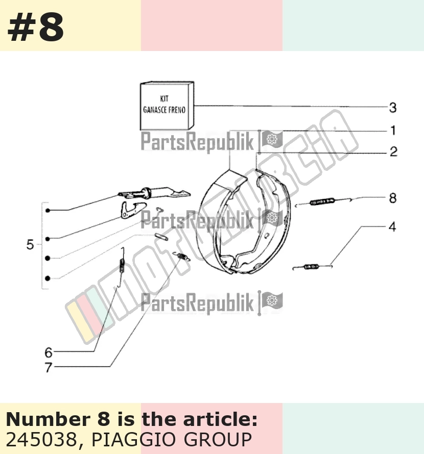 Bremsbackenfeder Länge: 11,3cm