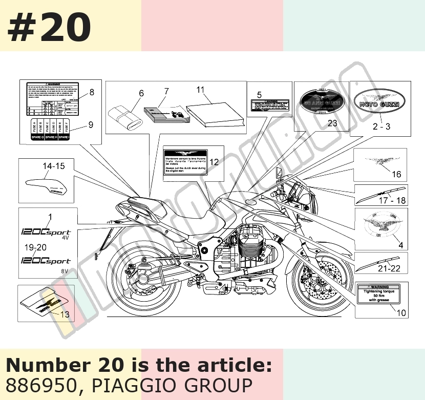 Dekor, Motiv: 1200 Sport 8V, links