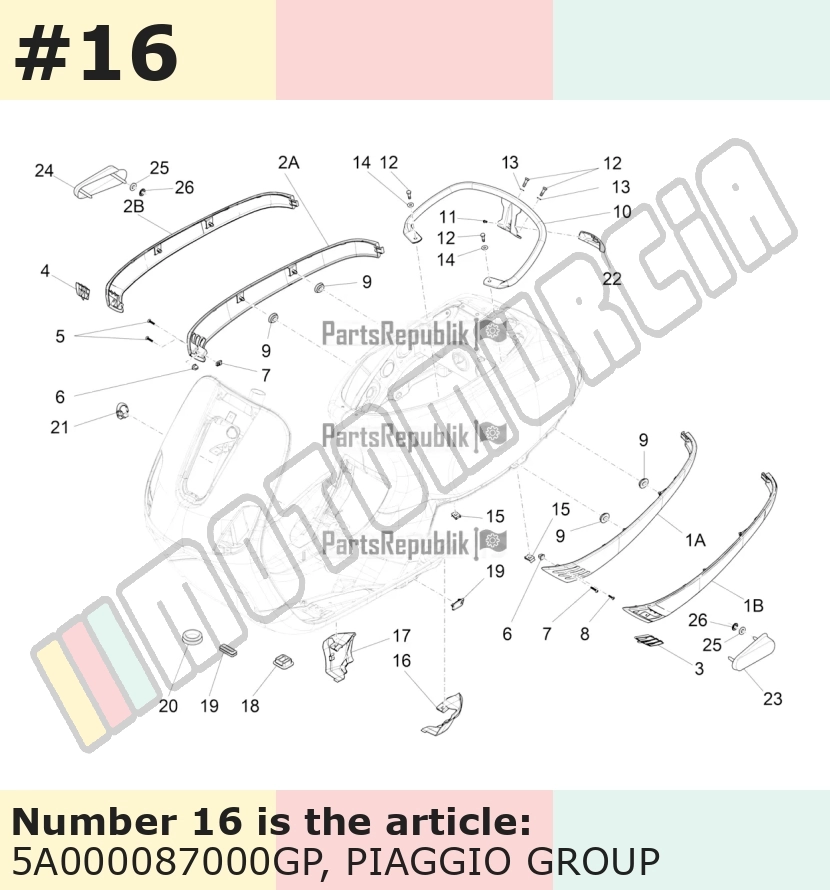Deksel, links, geel, Suffix: GP_geel 928/A