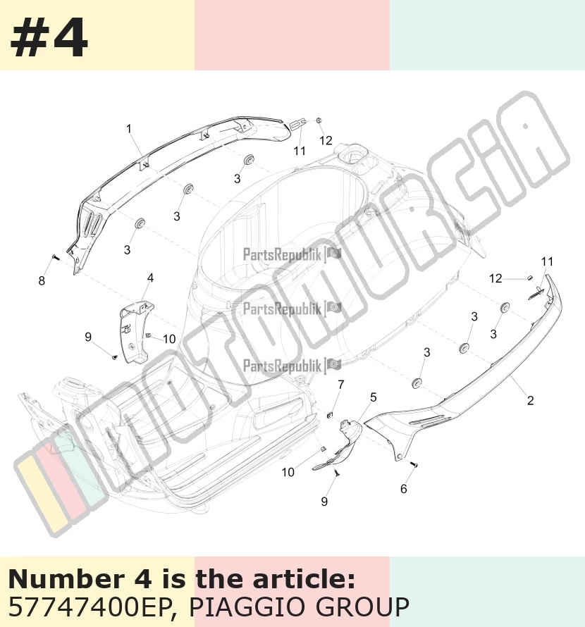 Abdeckung, rechts, anthrazit, Suffix: EP_grau avio 780/A