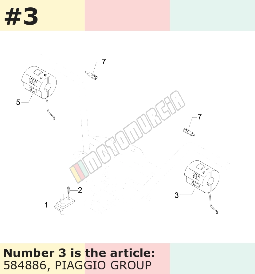 Interruptor de combinación, derecha