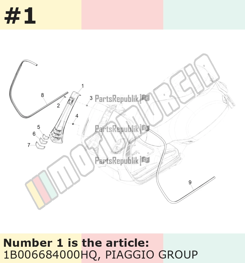 Cascade, gris, Suffixe et code couleur Piaggio: HQ_gris 707/C, Vespa GTS