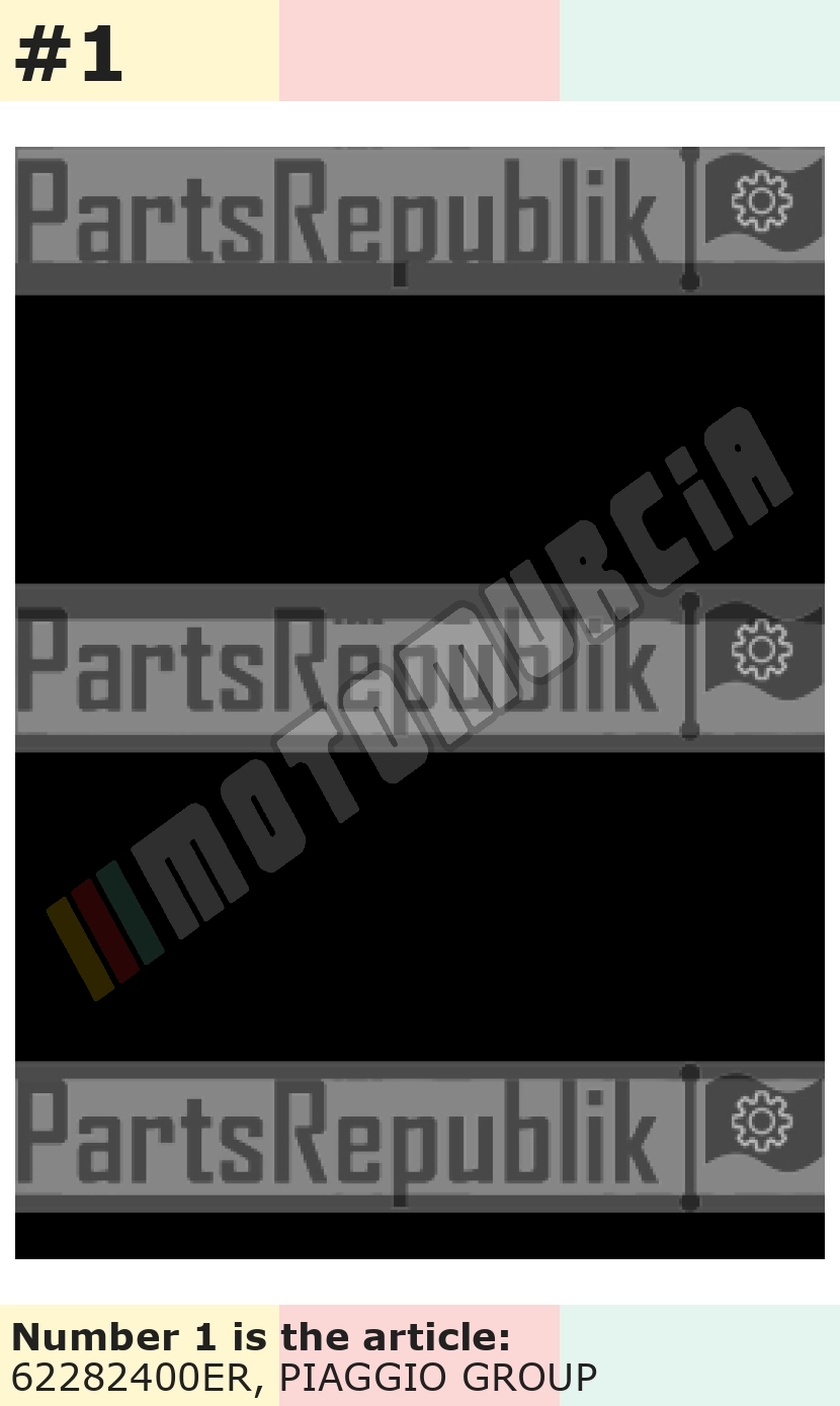 Support plaque d'immatriculation, gris, Suffixe et code couleur Piaggio: ER_gris avion 786/A