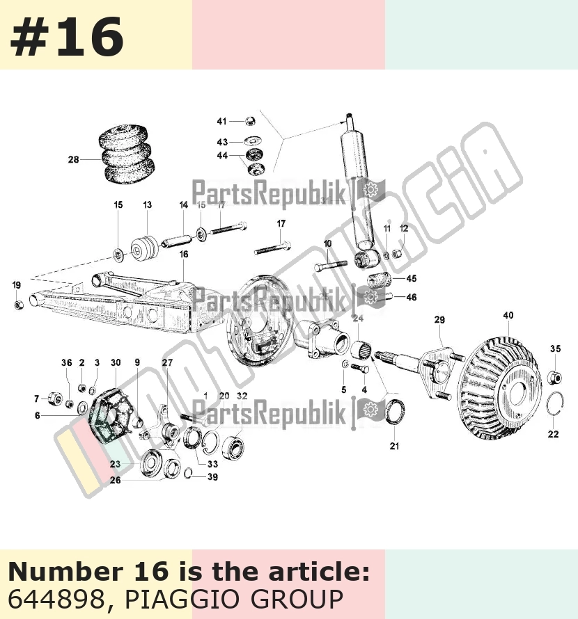 Querlenker links