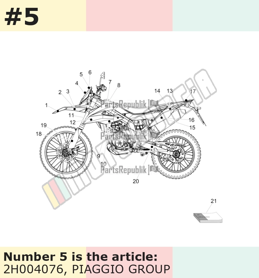 Dekor, Motiv: SX 125, rechts