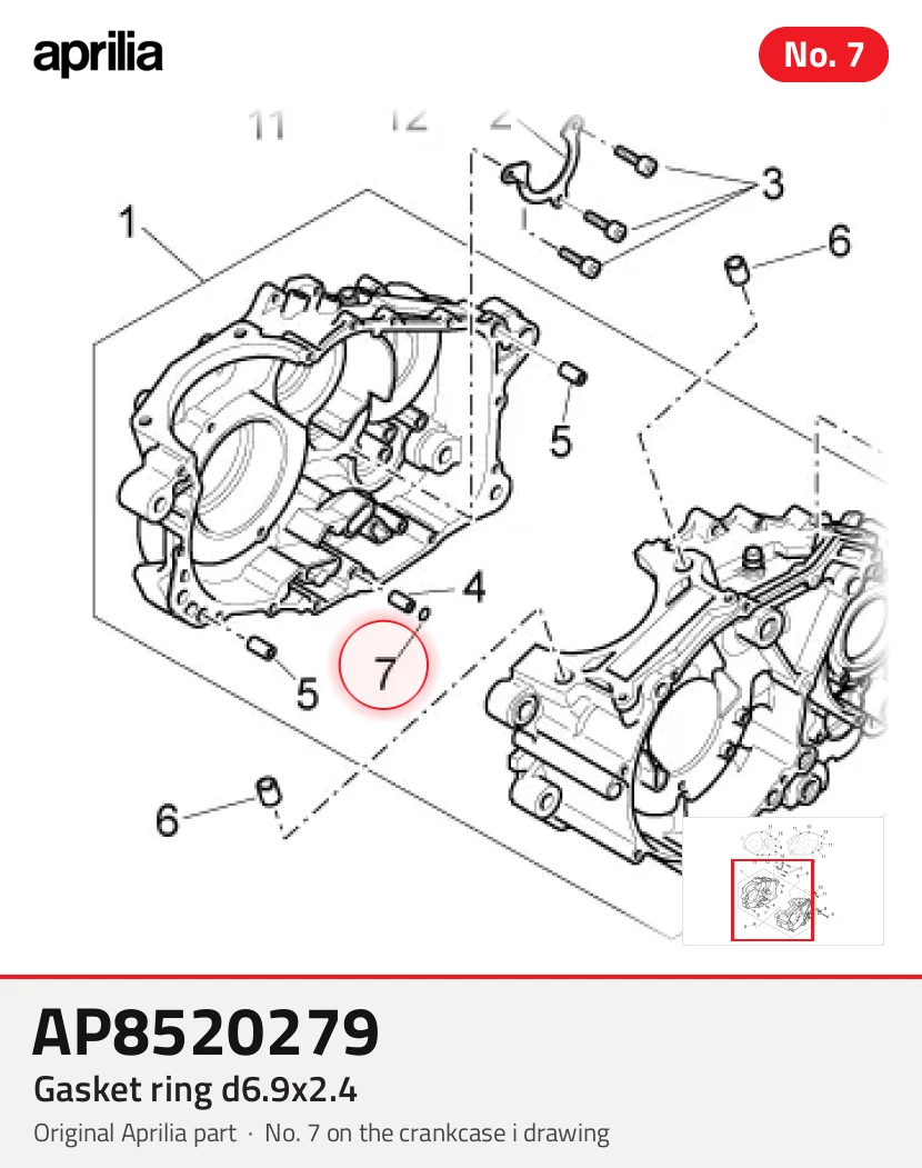 Dichtring d6.9x2.4