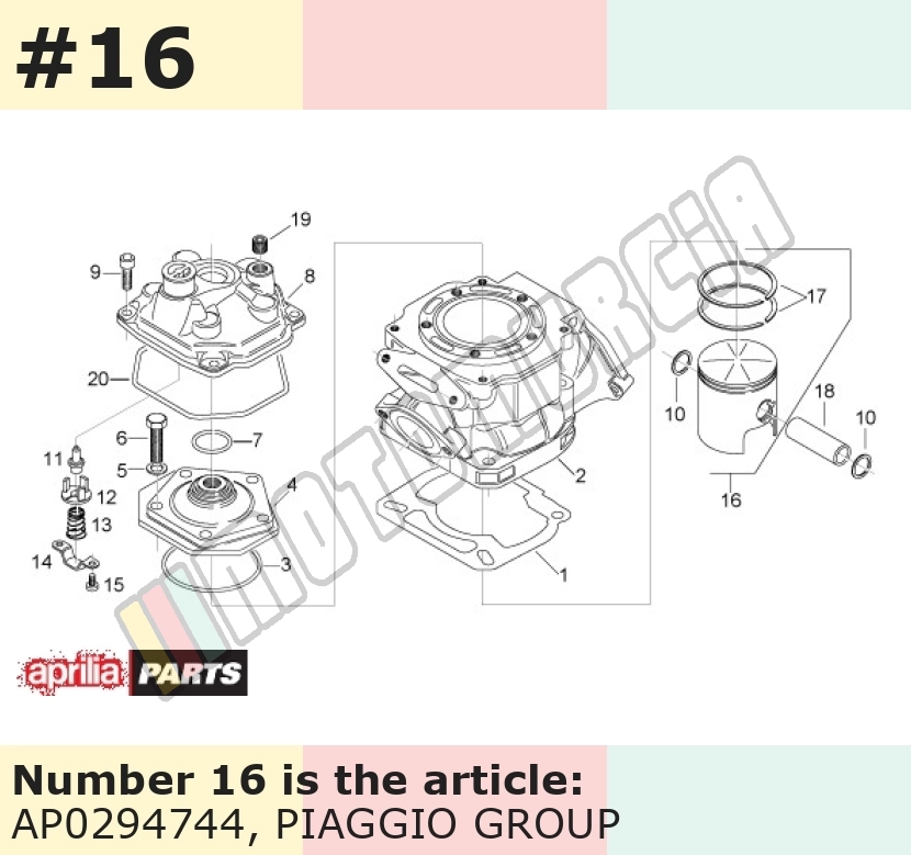 Piston Ø 53,98 mm