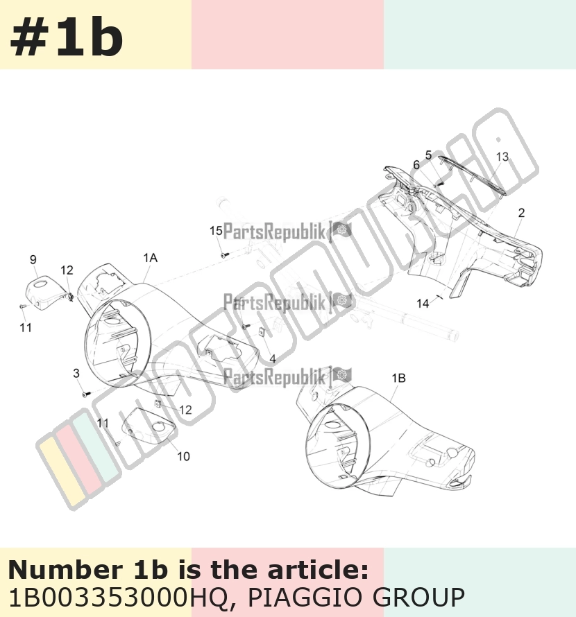 Handlebar Fairing, front, grey, Suffix: HQ_grey 707/C