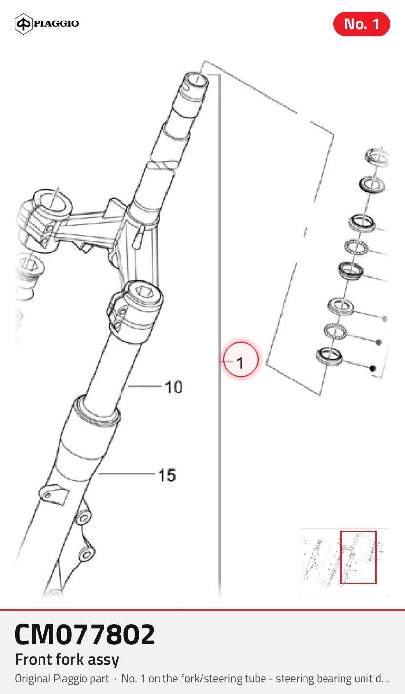 FRONT FORK ASSY
