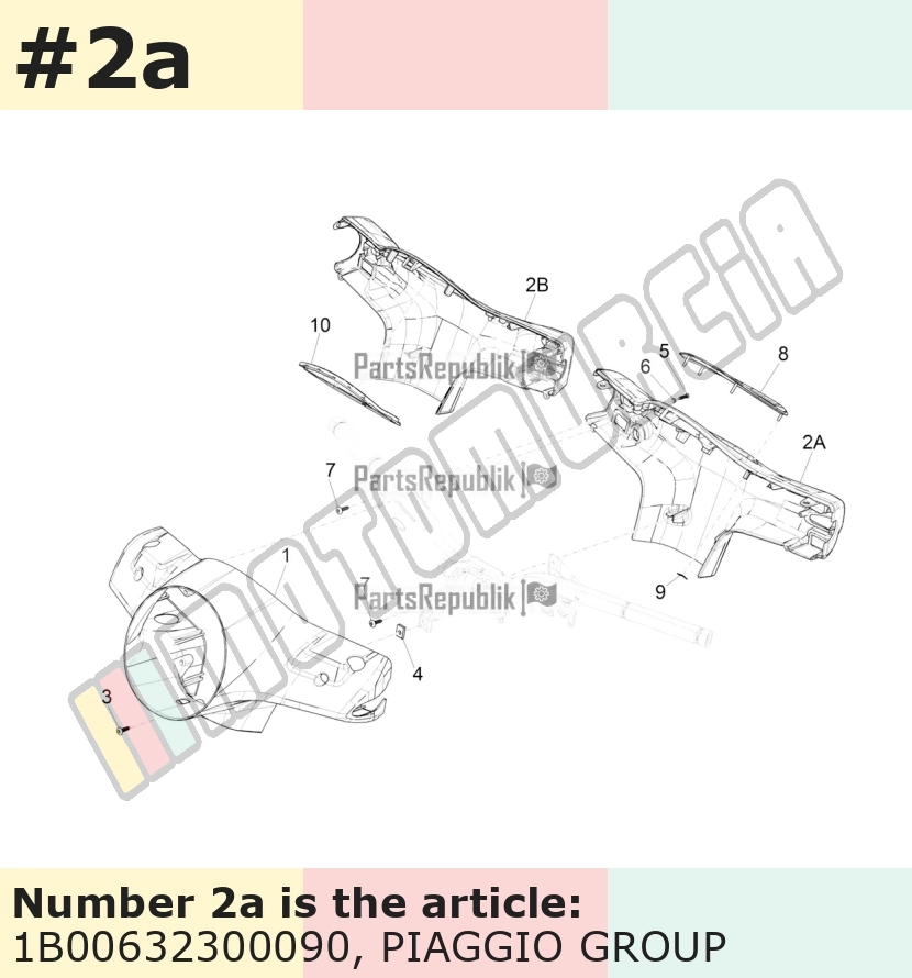 Lenkerverkleidung, hinten, schwarz, Suffix: 90_schwarz glänzend 094
