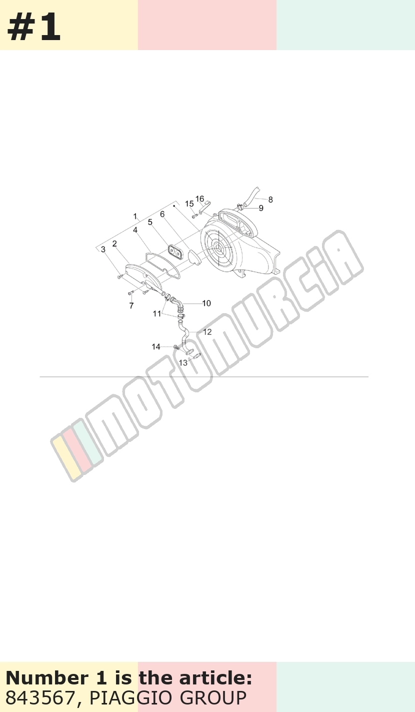 Lid, for secondary air filter
