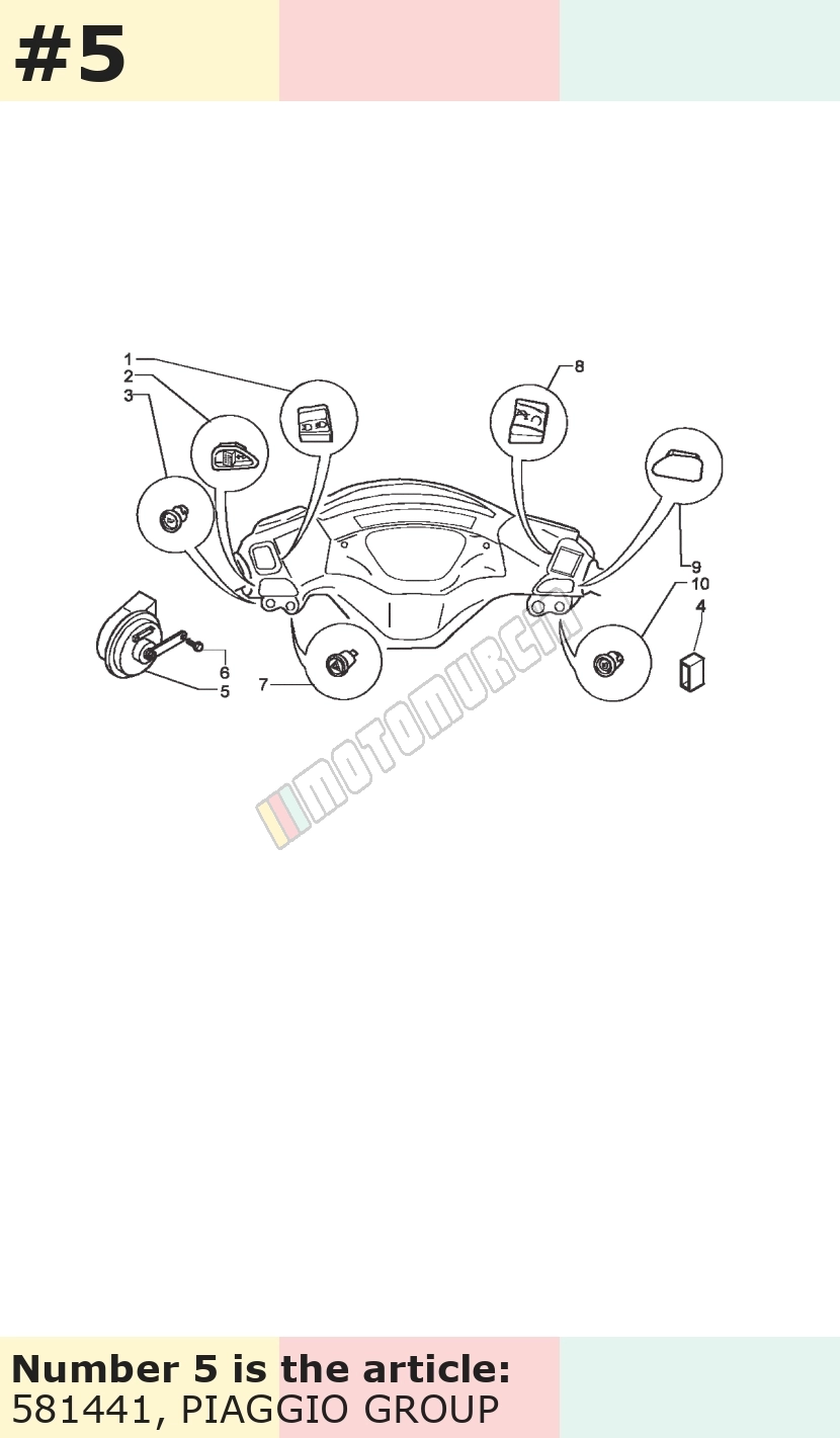 Corno piaggio x9