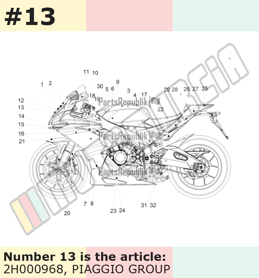 Dekor, Motiv: RSV4 RR