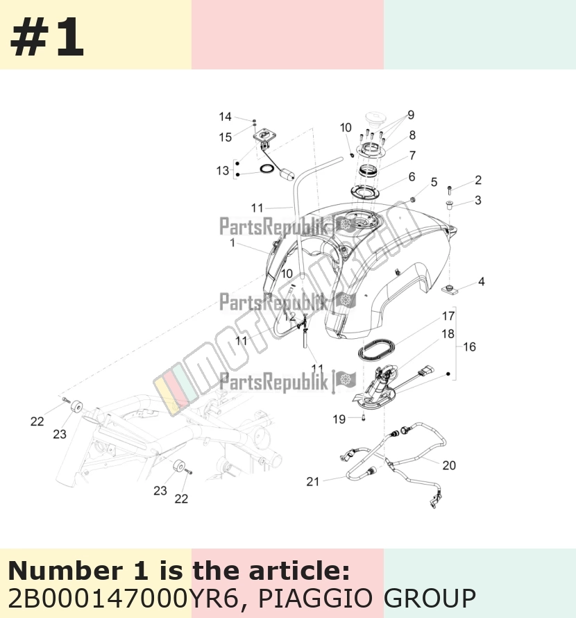 Benzintank rot, Suffix: YR6_rosso daytona