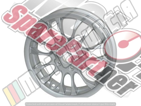 Rim 3.00x12, front, silver