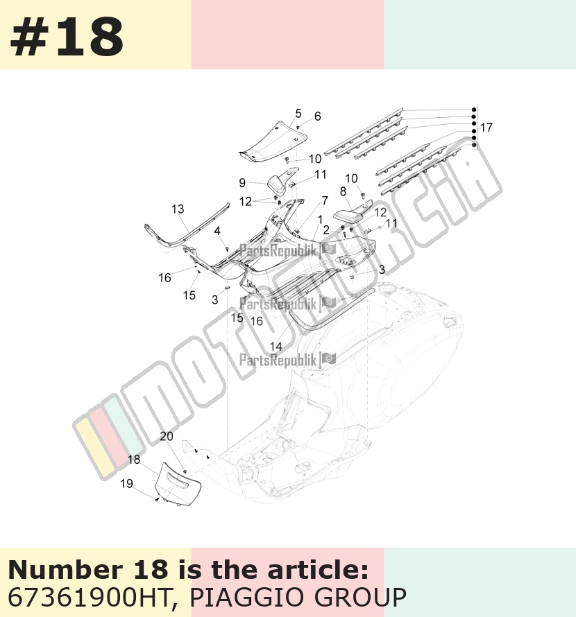 Trappe d'inspection, gris, Suffixe et code couleur Piaggio: HT_gris souris 715/C
