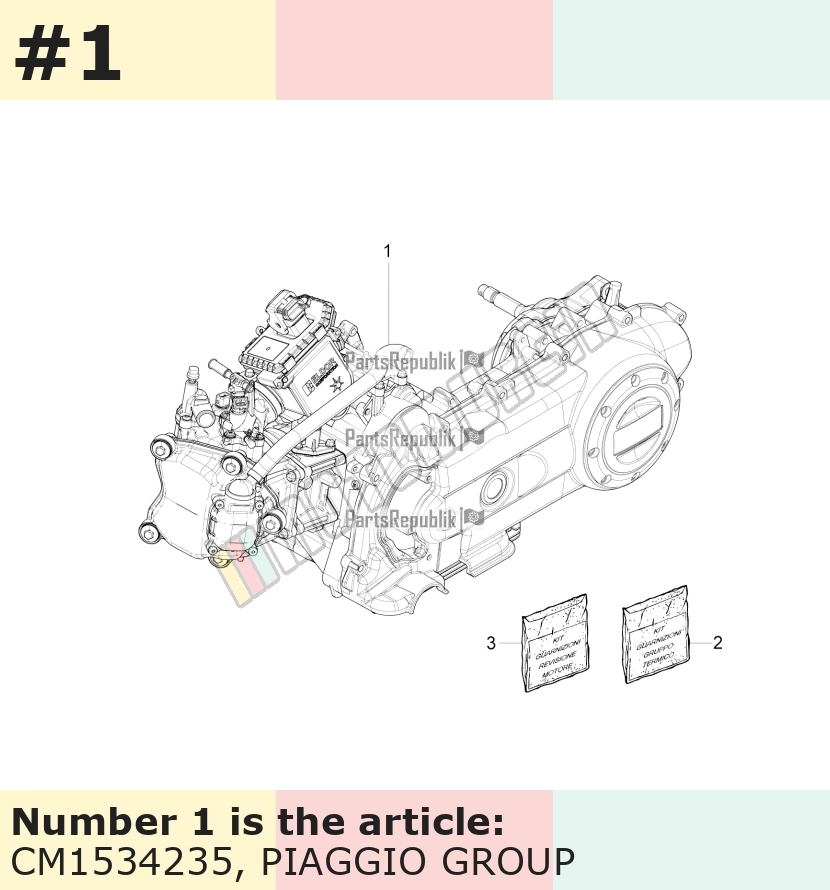 Motor 50 4s / 4v e2 vespa