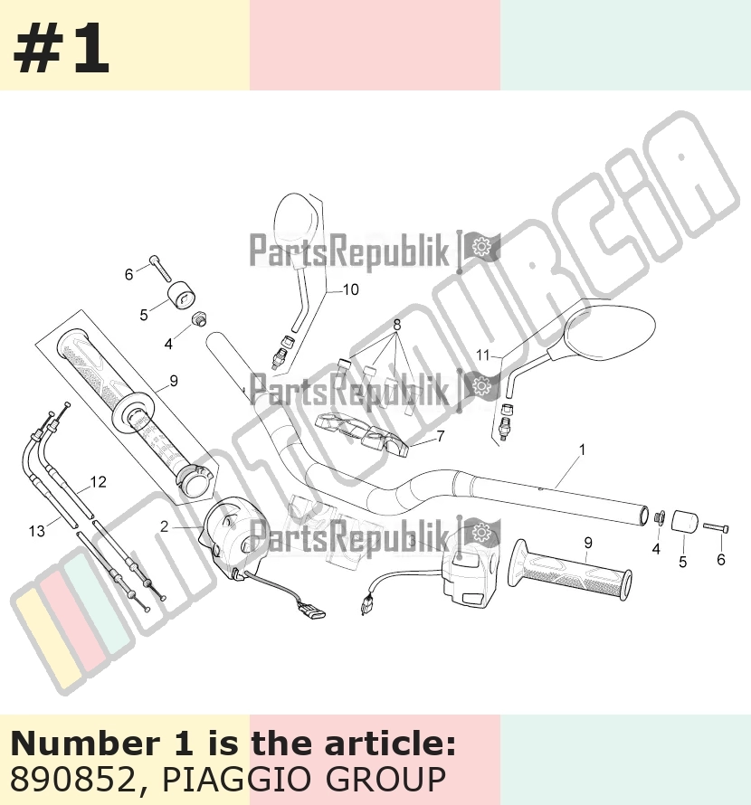 Lenker Ø 22,00 mm, anthrazit