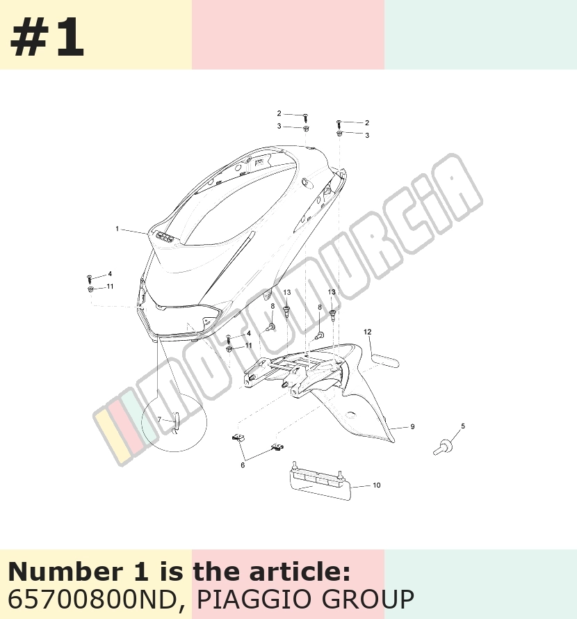 Revêtement, noir, Suffixe et code couleur Piaggio: ND_noir graphite 79/A