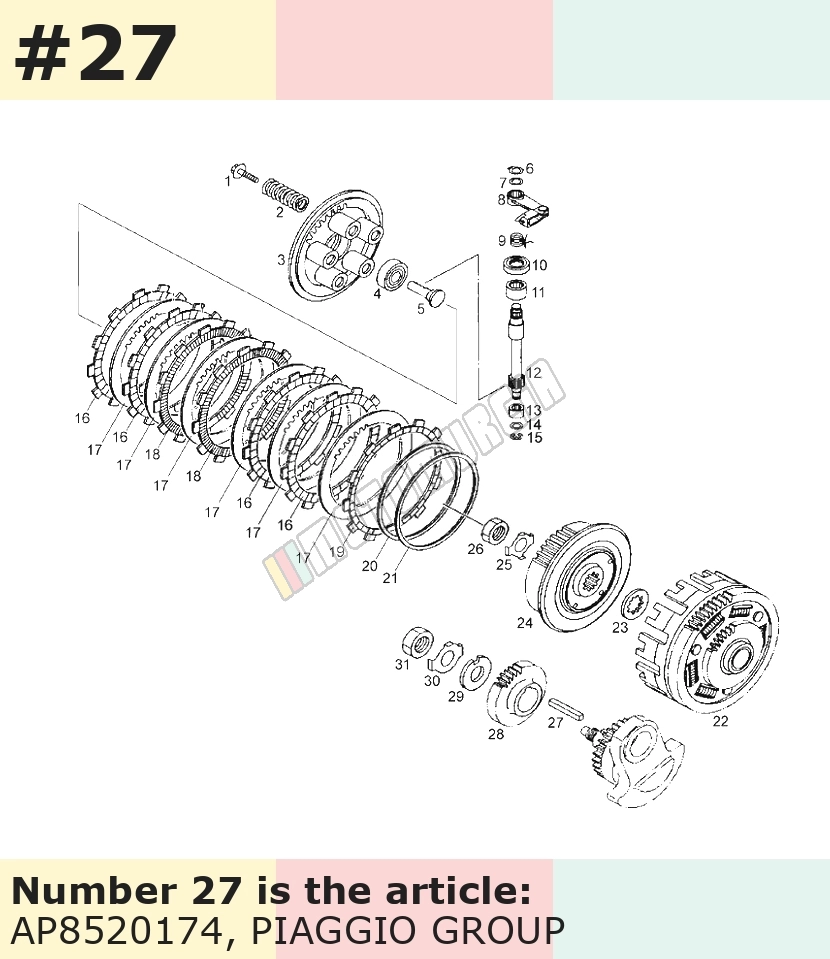 Keil 7x6,5x47,5 mm
