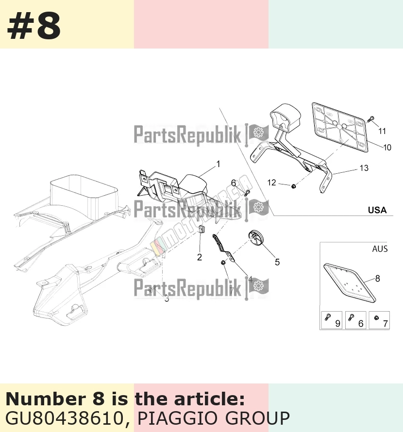 Support plaque d'immatriculation