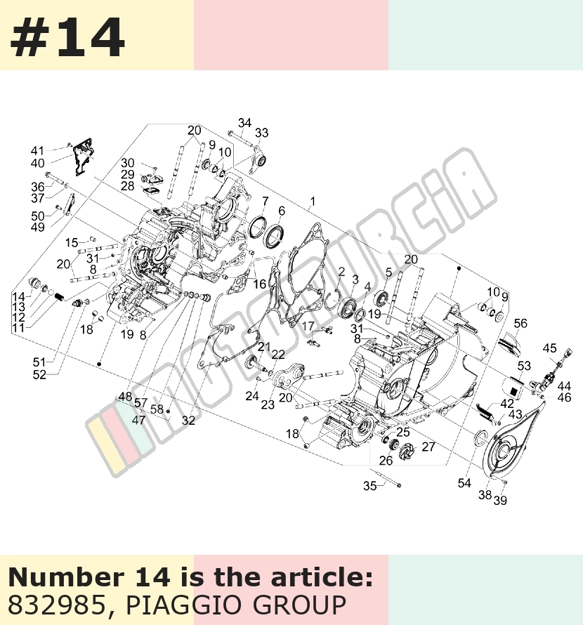 Connection for oil filter