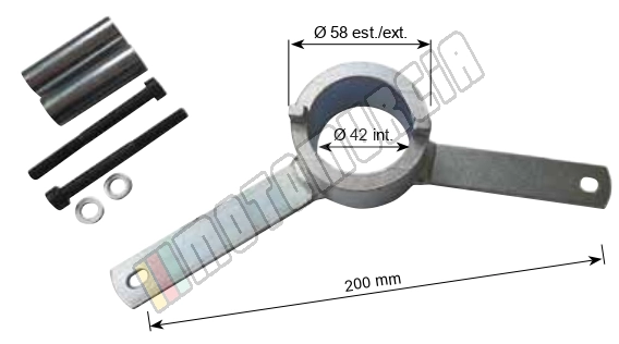 Blocking tools for motorcycle