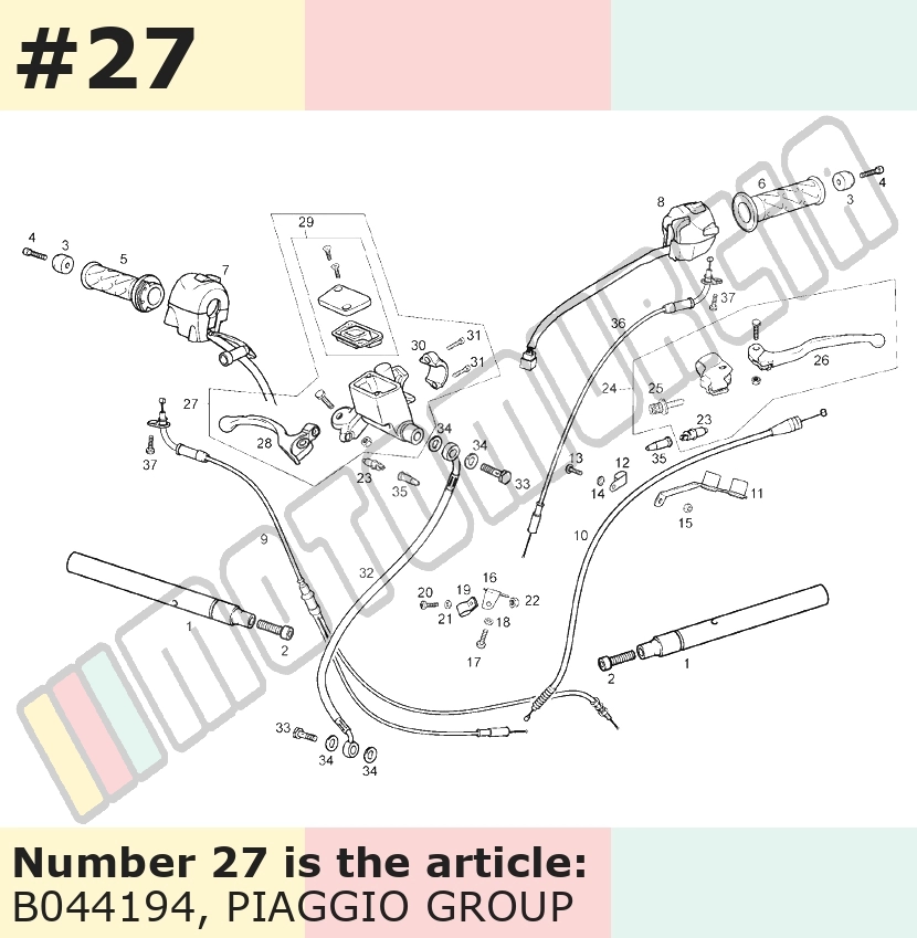 Cilindro mestre dianteiro
