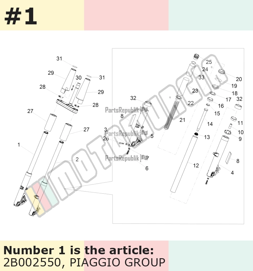 Fork Stanchion giusto