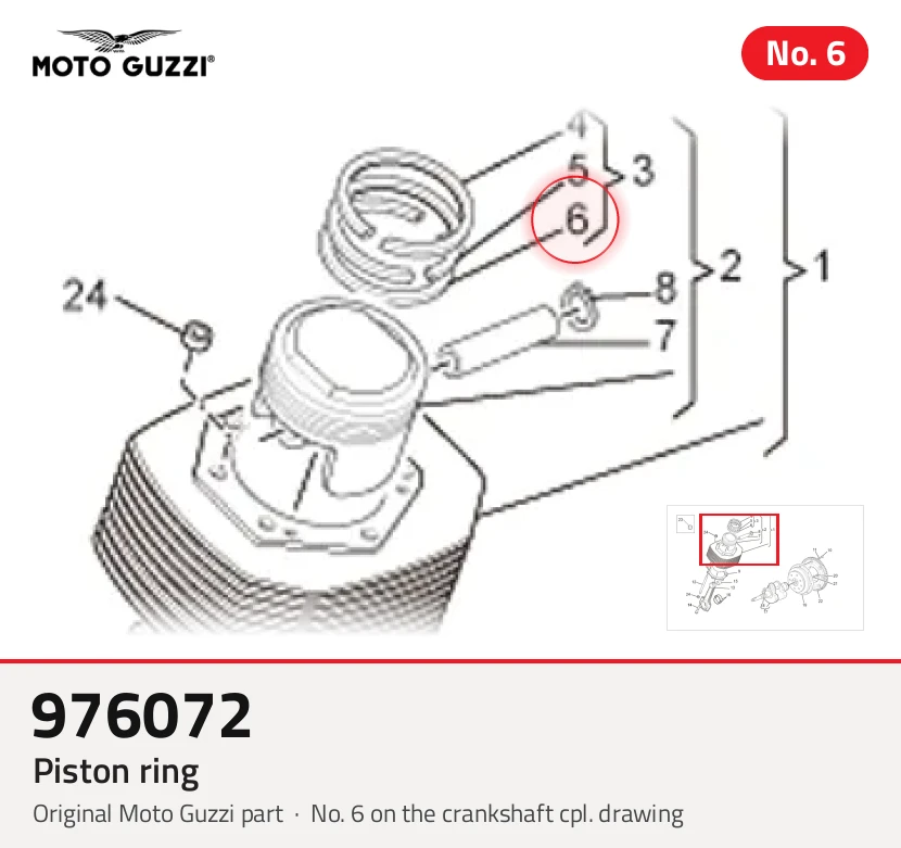 Segment de piston