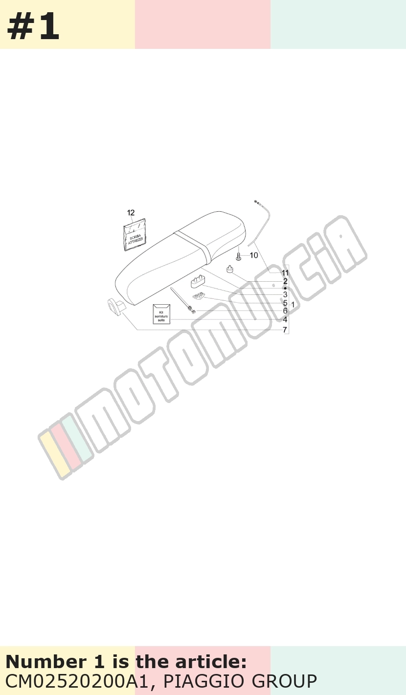 Asiento blanco